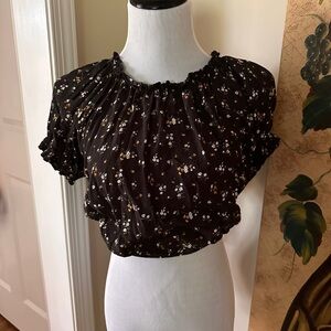 American Eagle crop top with tie back